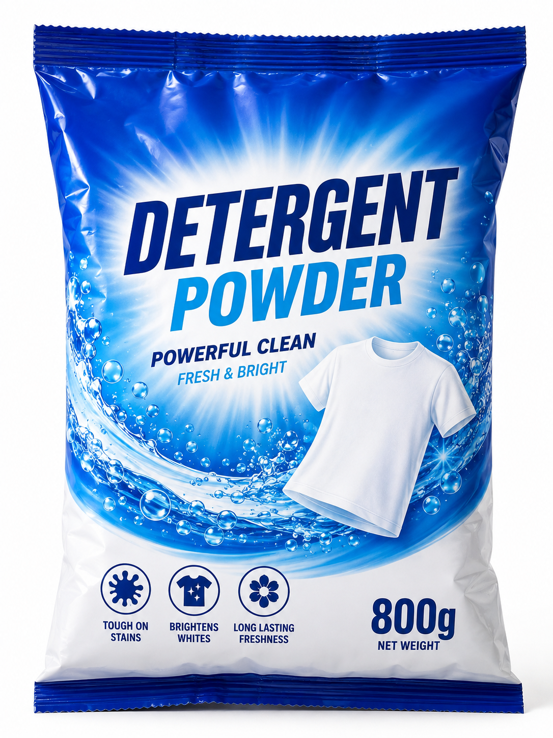 800g pack of detergent powder